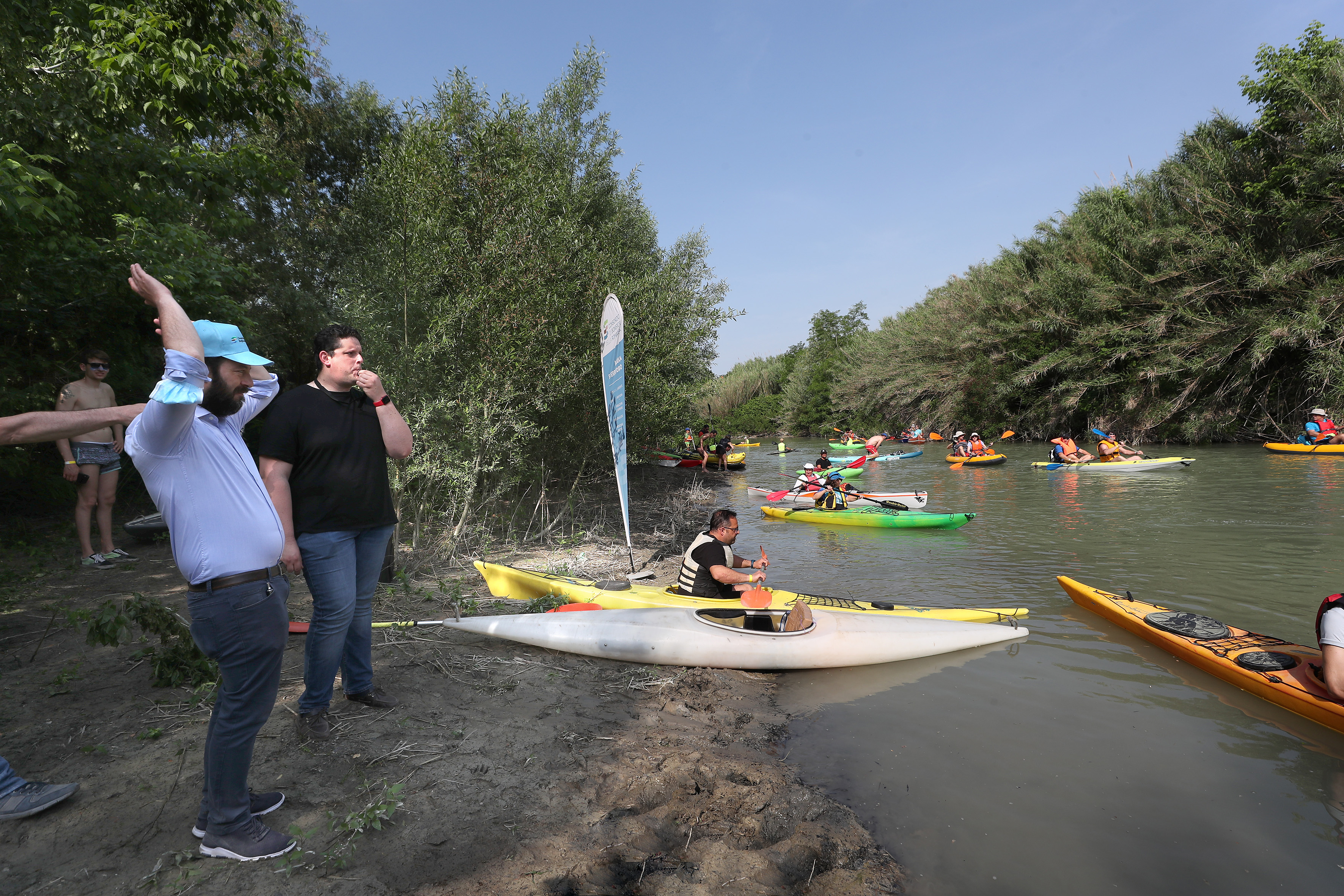 RAVENNA 22/O5/2022. TRAIL ROMAGNA. CANOA, DISCESA DEI FIUMI UNITI