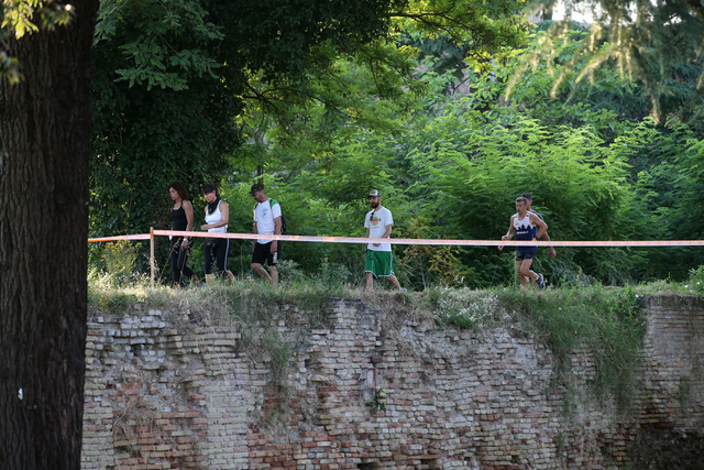 RAVENNA 30/06/2018. TRAIL ROMAGNA - Corsa sulle mura di Ravenna con partenza all‚Äô alba