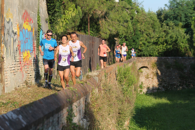 RAVENNA 30/06/2018. TRAIL ROMAGNA - Corsa sulle mura di Ravenna con partenza all‚Äô alba